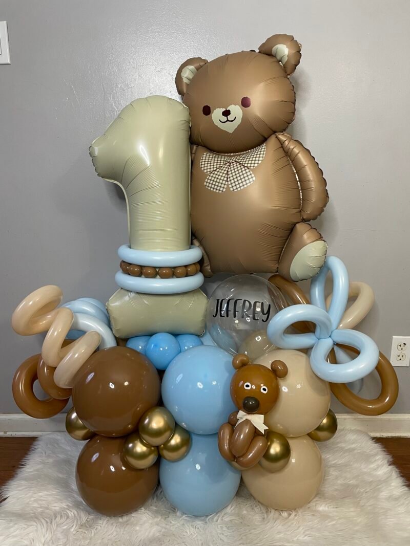Teddy Bear Balloon Bouquet